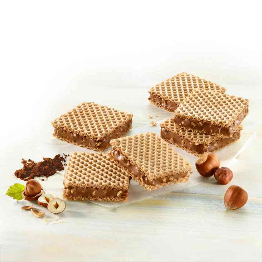 Haselnusswaffeln, 10 x 19 g