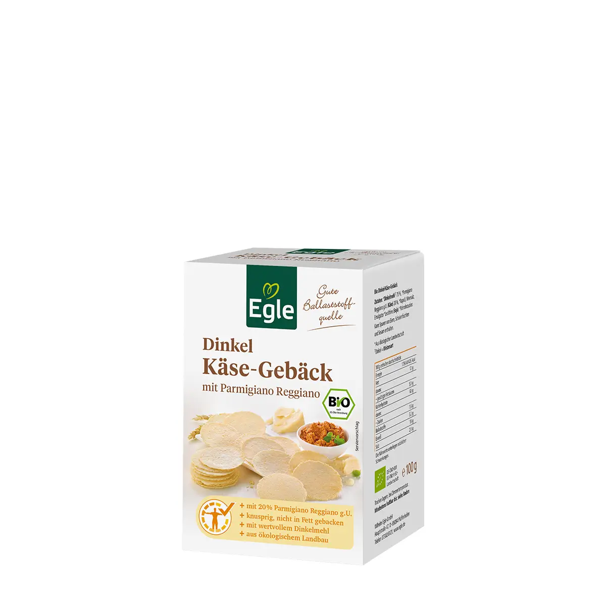 BIO Dinkel-Käse-Gebäck, 100 g