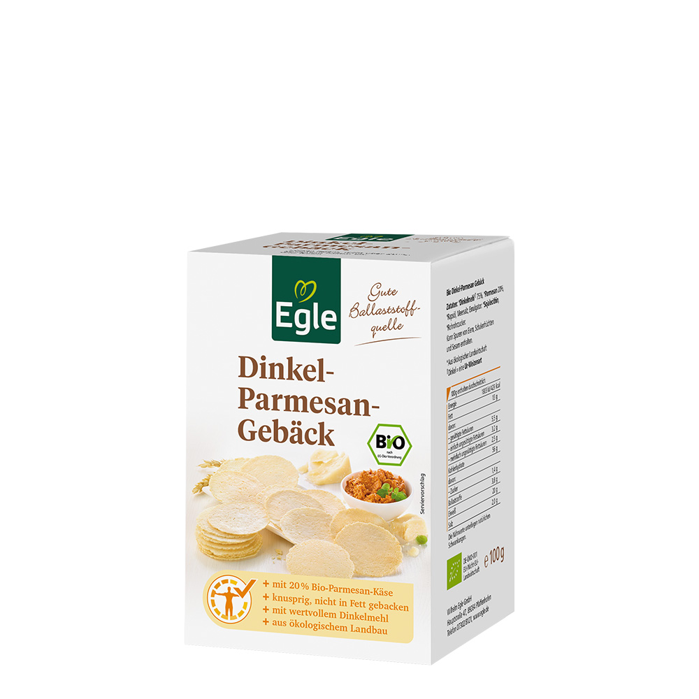 Bio Dinkel-Parmesan-Gebäck, 100 g - Neukunden-Aktion