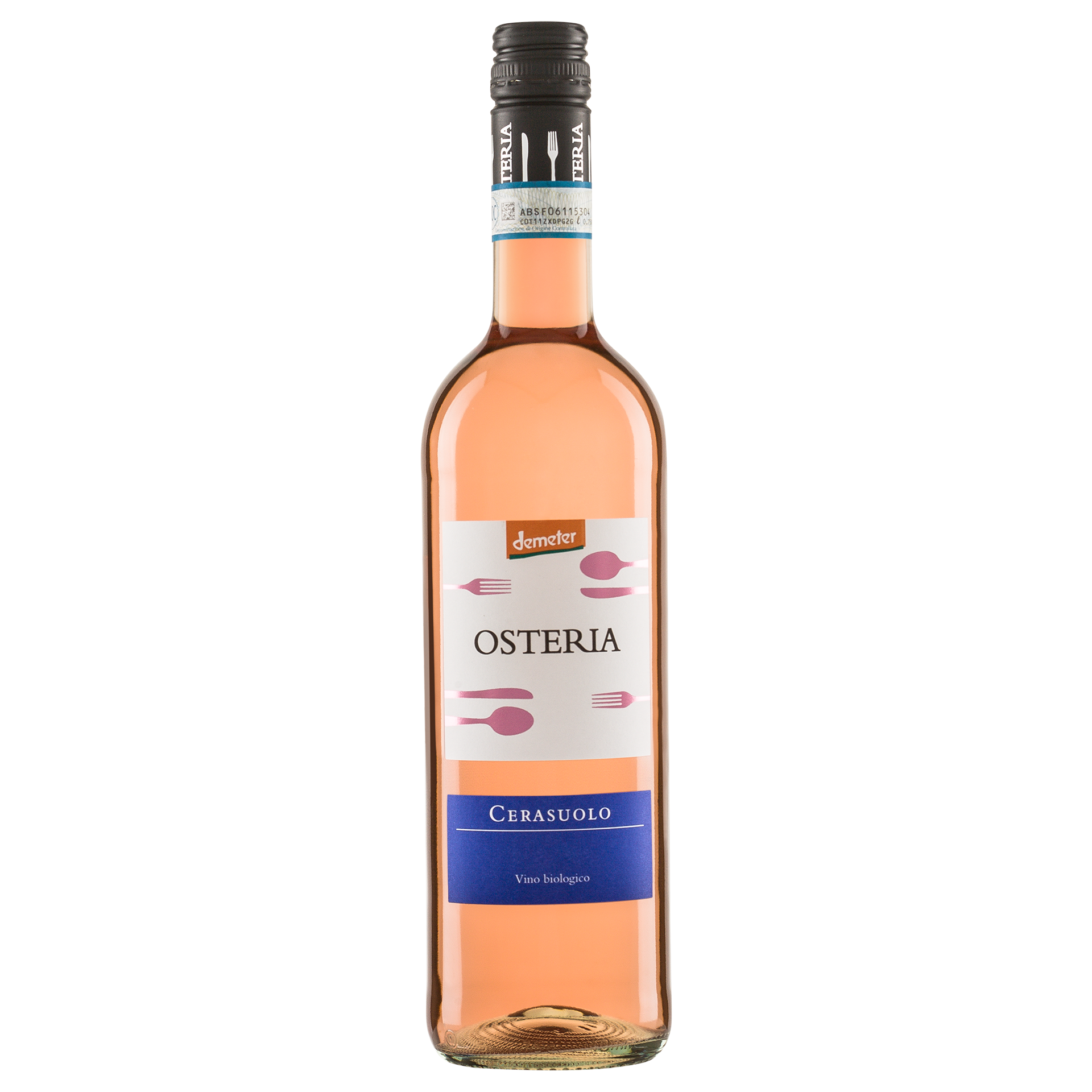 Osteria Rosato Cerasuolo DOC – Bio Roséwein aus Italien, 0.75 l