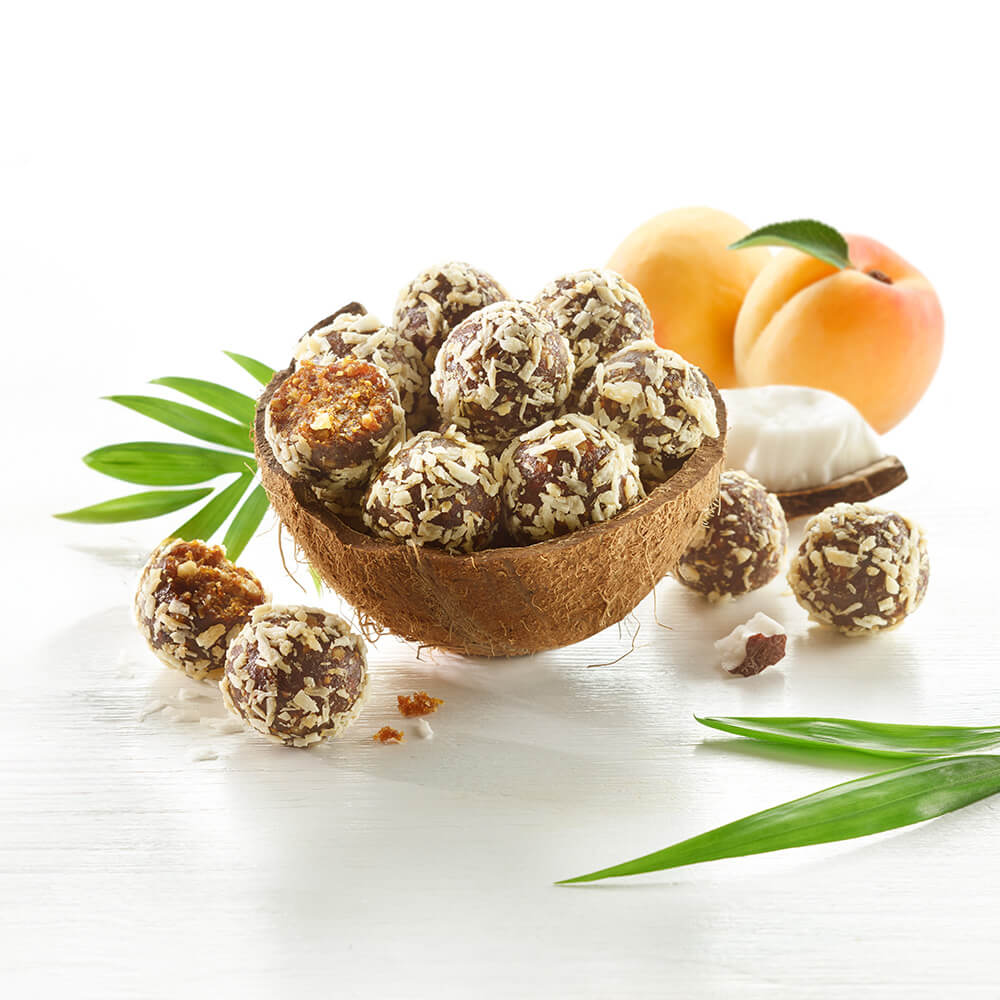 Bio Fruchtbällchen Aprikose, 120 g
