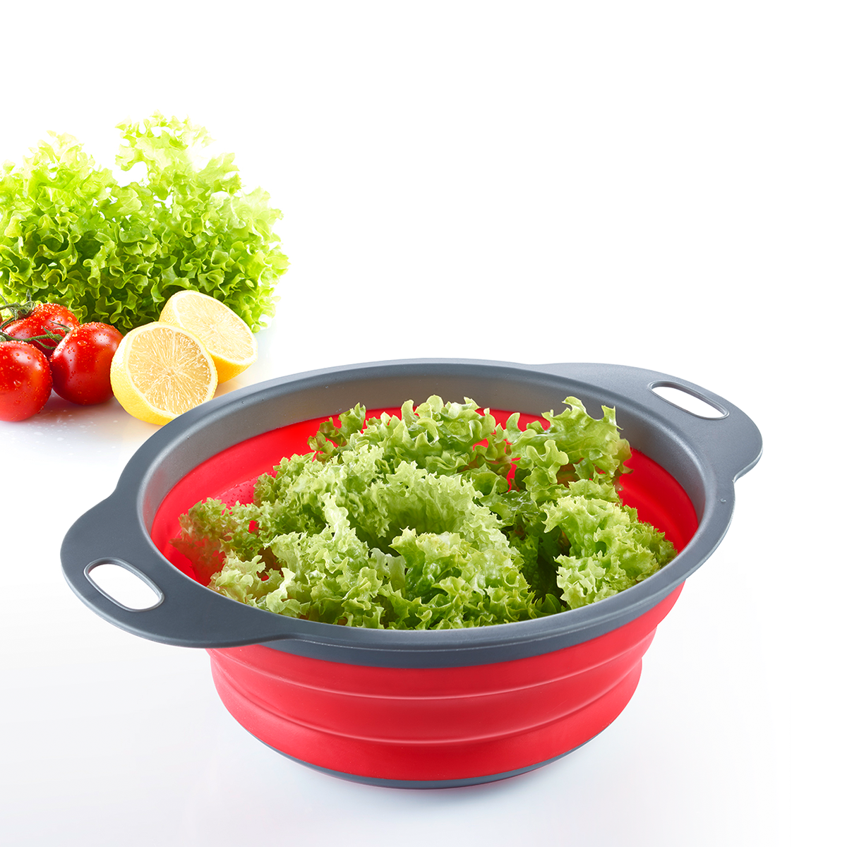 Abtropfsieb aus Silikon, faltbar