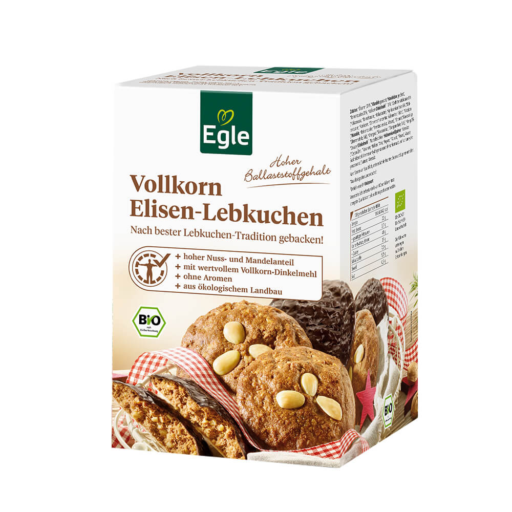 Bio Vollkorn-Elisen-Lebkuchen, 525 g