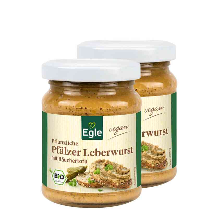 BIO Pflanzliche Pfälzer Leberwurst, 2 x 120 g