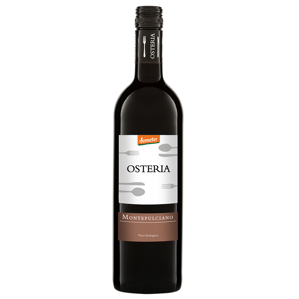 Osteria Montepulciano DOC - Bio Rotwein aus Italien, 0.75 l