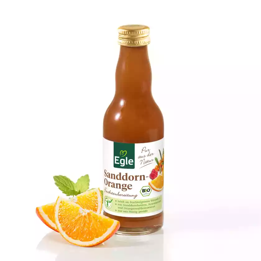 BIO Sanddorn-Orange, 2 x 200 ml