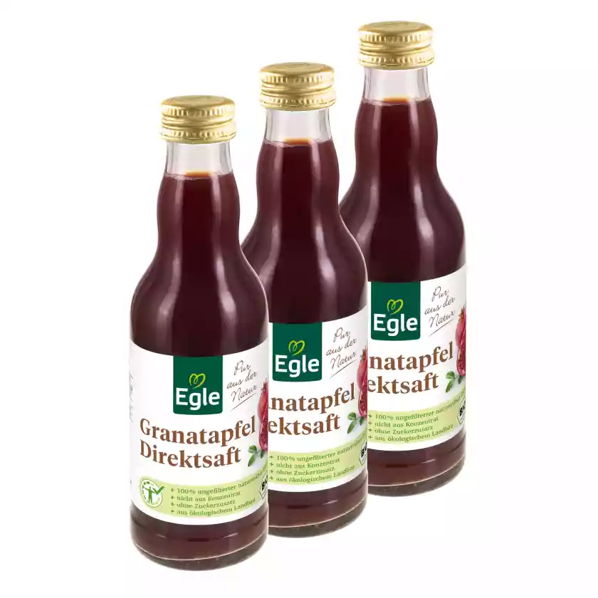 BIO Granatapfel-Direktsaft, 3 x 200 ml