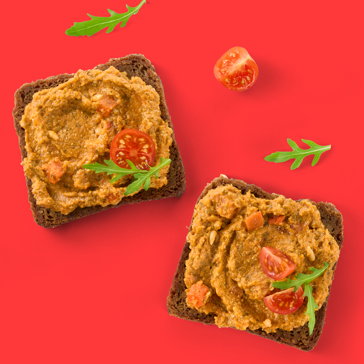 BIO Mediterraner Aufstrich Kirschtomate-Rucola, 2 x 135 g