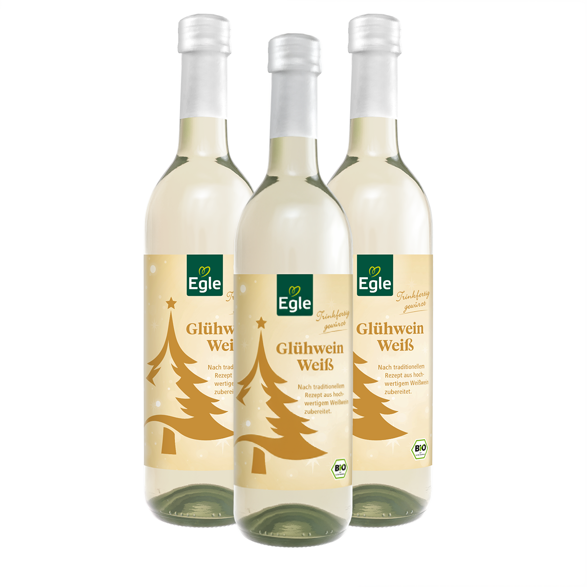BIO Weißer Glühwein, 3 x 0,75 l
