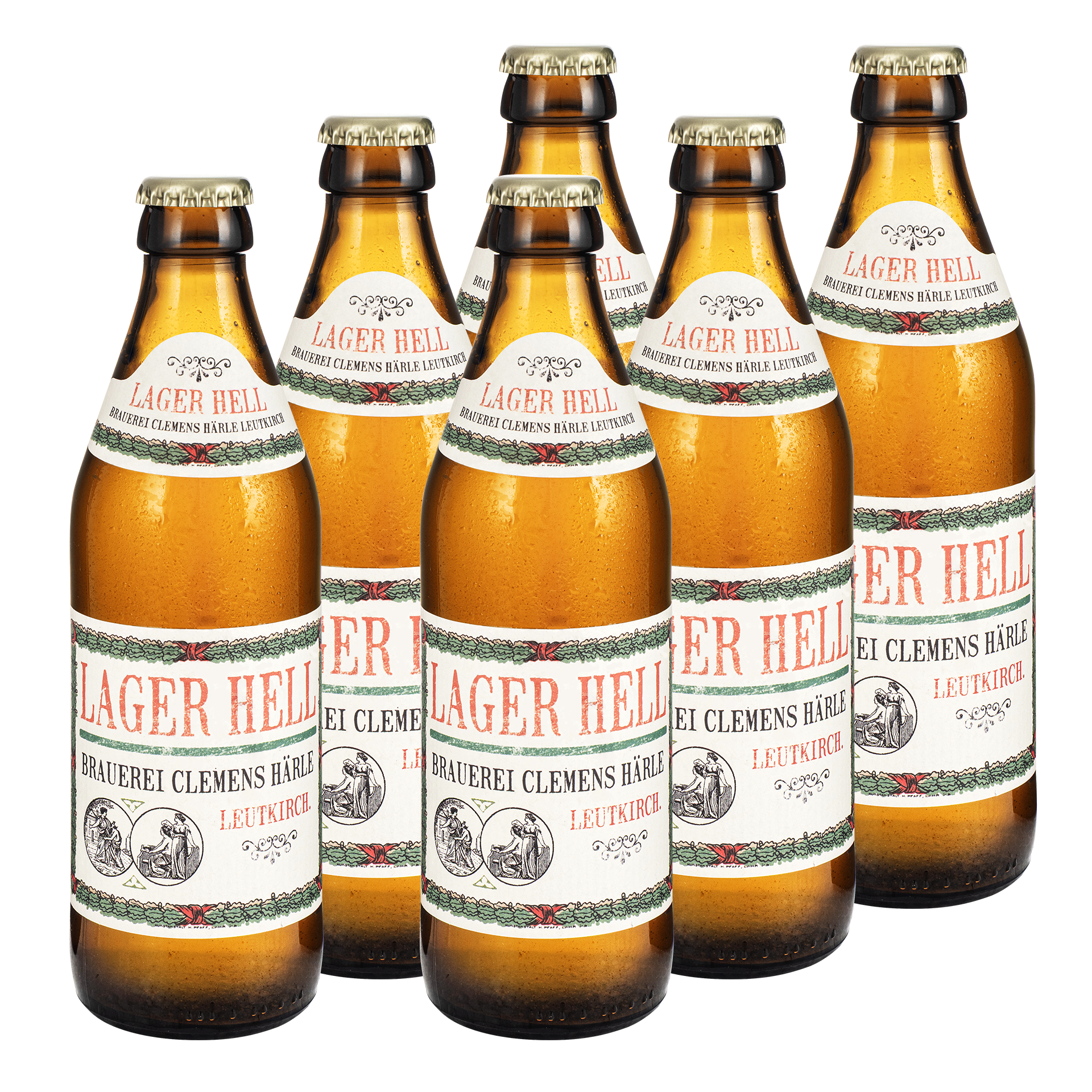 Bio Bier Lager Hell, 6 x 0,33 l (inkl. Pfand)