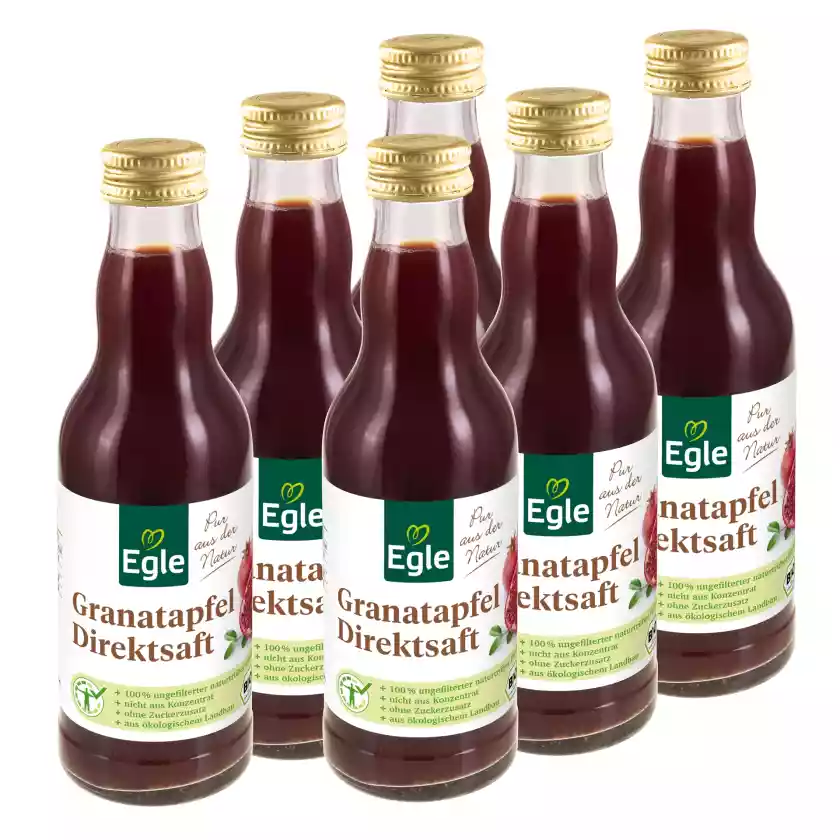 BIO Granatapfelsaft, 6 x 200 ml