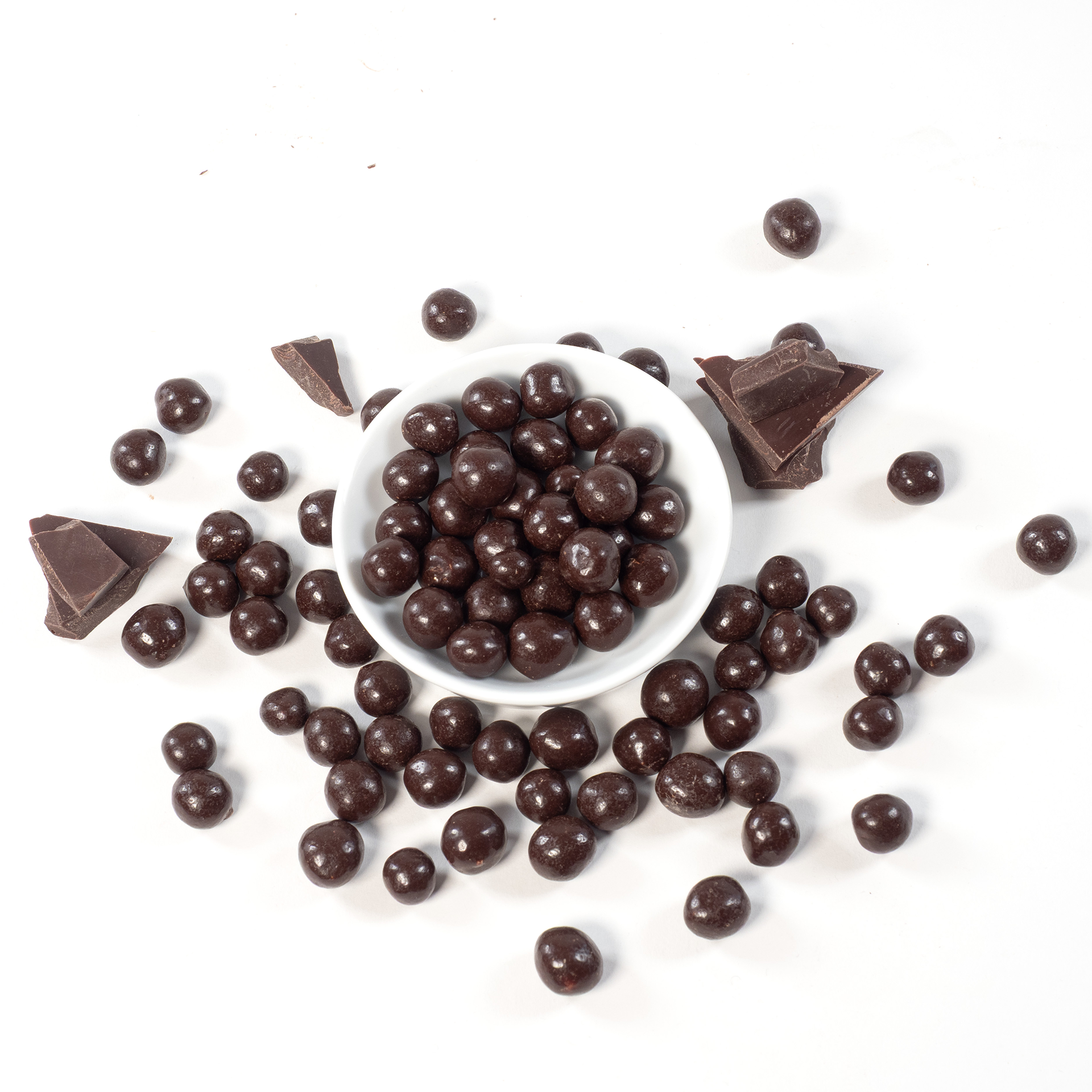 Kichererbsen Snack in Zartbitterschokolade