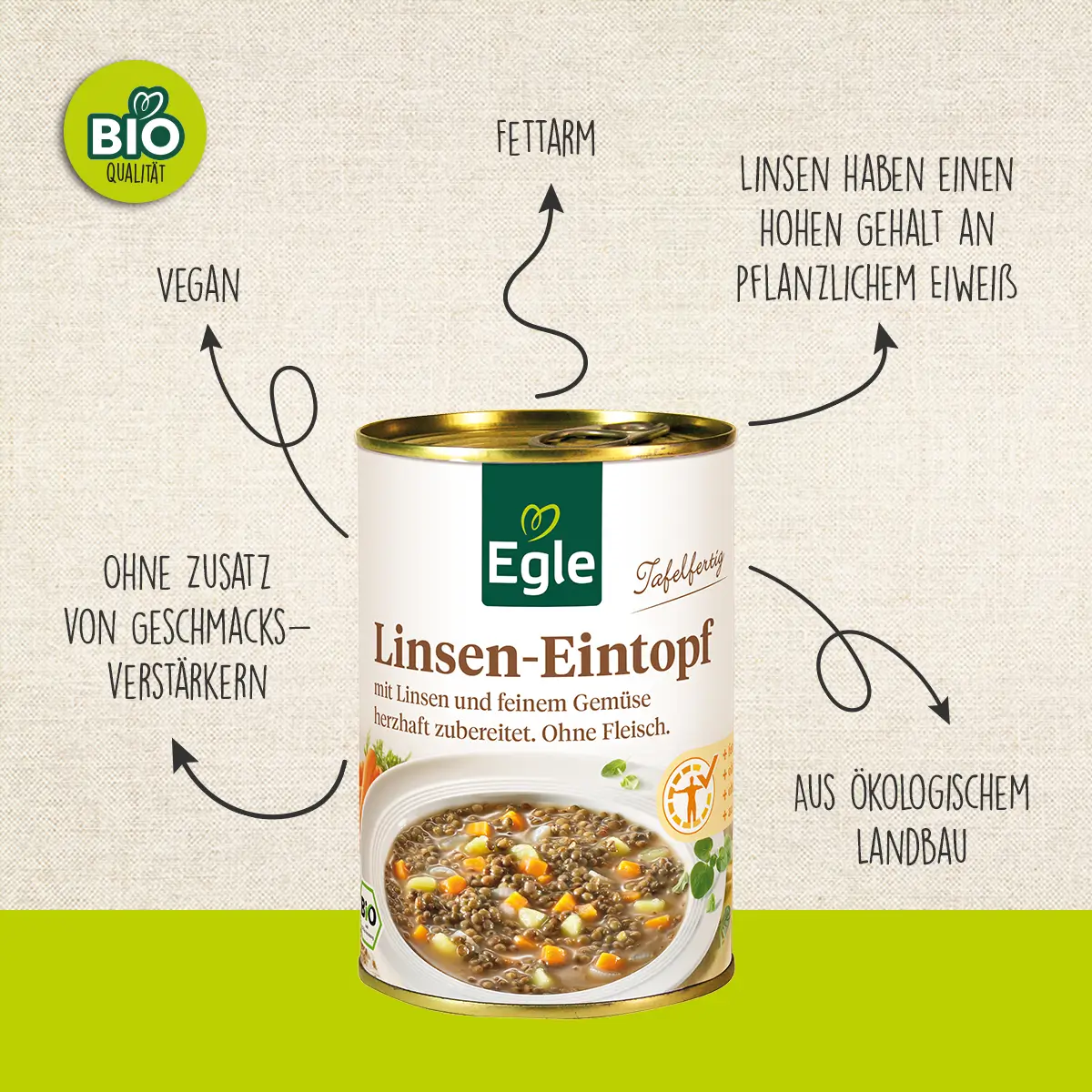 BIO Linseneintopf, 400 g