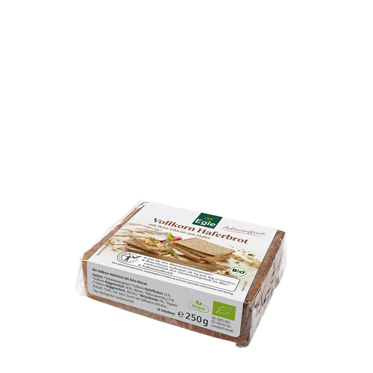 BIO Vollkorn-Haferbrot, 250 g