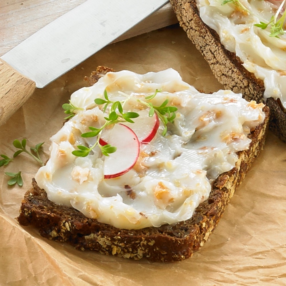 Pflanzliches Bio Schmalz mit Zwiebeln und Äpfeln, 100 g - Neukunden-Aktion